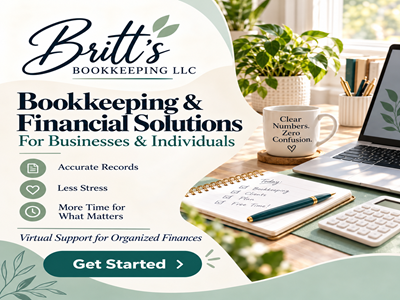 Britt's Bookkeeping - professional bookkeeping support for small businesses